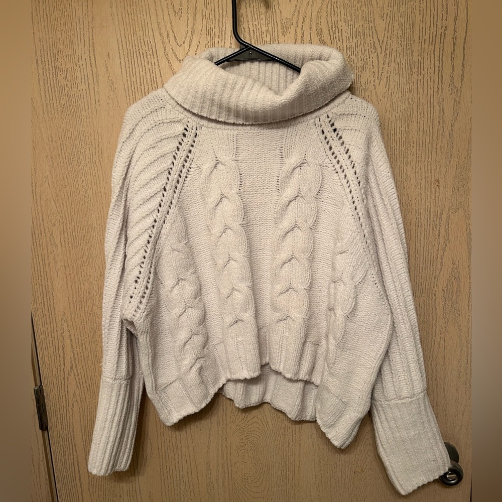 White Turtleneck Sweater